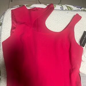 Donna Morgan Fuchsia Sleeveless Dress